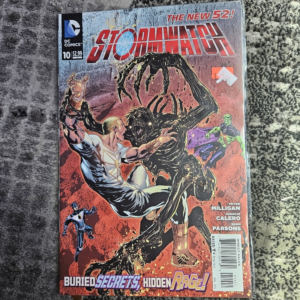 Stormwatch #10 Buried Secrets, Hidden Rage! DC Comics Comic Book Aug 2012